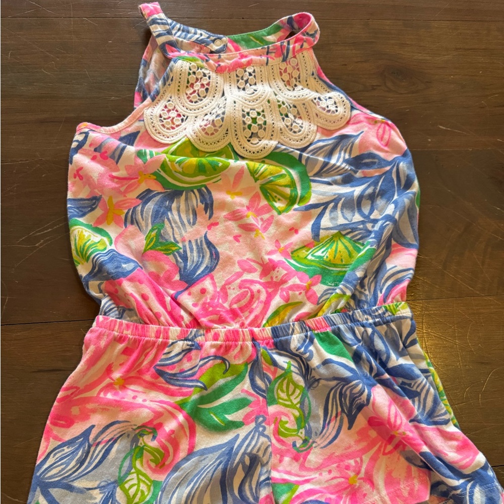 Lilly Pulitzer Halter Romper M (6/7)
